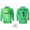 Officiële Voetbalshirt Doelman FC Barcelona Ter Stegen 1 Derde 2021-22 Lange Mouw - Heren